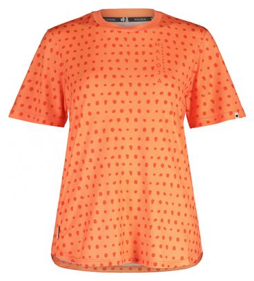 Maloja TrentinoM Damentrikot. 1/2 Pastel Glow OrangeOrange