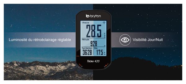 Ordenador GPS BRYTON Rider 420T + cinturón cardiovascular/sensor de cadencia