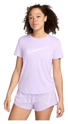 Maillot manches courtes Nike One Swoosh Violet Femme