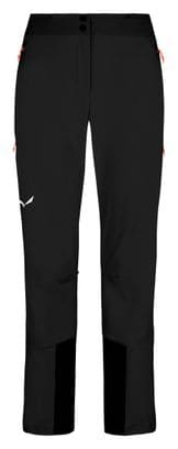 Pantaloni Softshell Salewa Sella da donna, nero