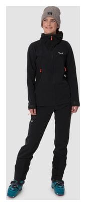 Pantaloni Softshell Salewa Sella da donna, nero