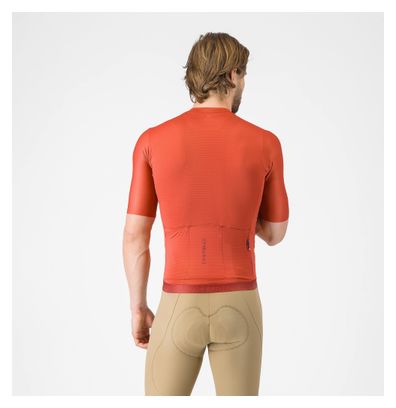 Maglia a maniche corte Castelli Espresso 2 arancione da uomo