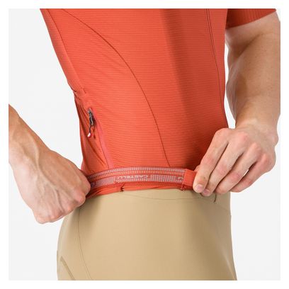 Maglia a maniche corte Castelli Espresso 2 arancione da uomo