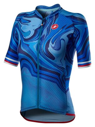 Castelli Climber&#39;S 2.0 W Short Sleeve Jersey Blue