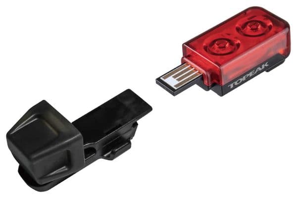 Éclairage Arrière Topeak TailLux 25 USB Noir