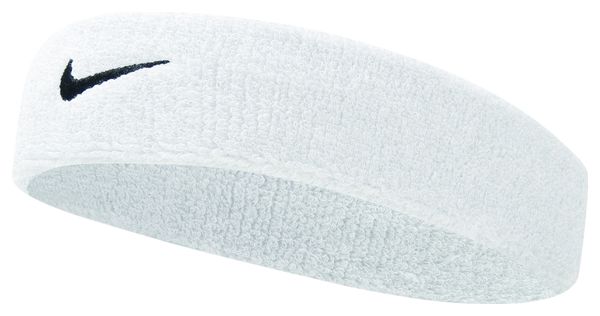 Bandeau éponge Nike Swoosh Blanc