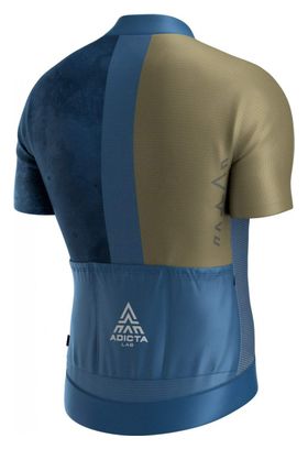 Adicta Lab Valent V5 Korte Mouw Trui Blauw / Olijfgroen 