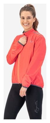 Veste Velo Pluie Vent Rogelli Essential - Femme - Corail