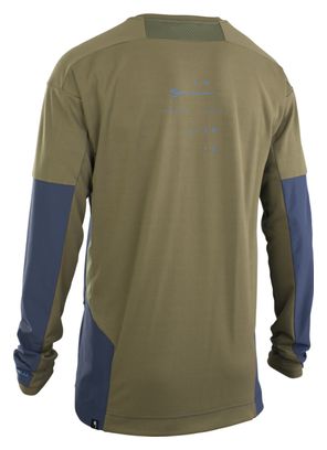 Camiseta de manga larga ION Scrub Amp Azul/Caqui