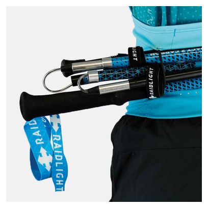 Cintura da trail Raidlight Stretch 4 Pocket Turquoise