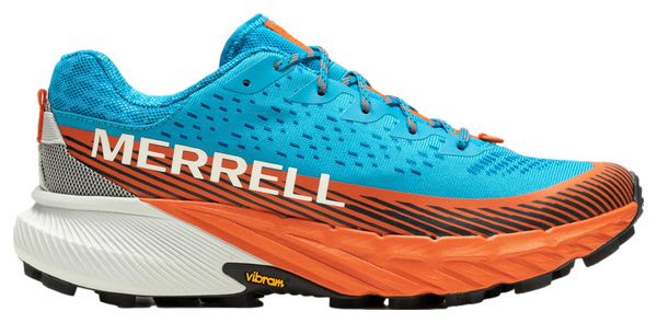 Merrell Agility Peak 5 Trail Shoes Blue/Orange