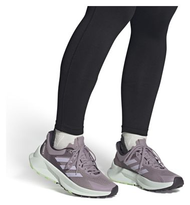 Trailrunning-Schuhe adidas Terrex Soulstride Flow Violett Grün Damen