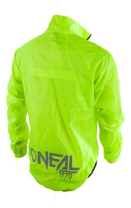 Chaqueta cortaviento O'neal Breeze Rain Amarillo Fluo
