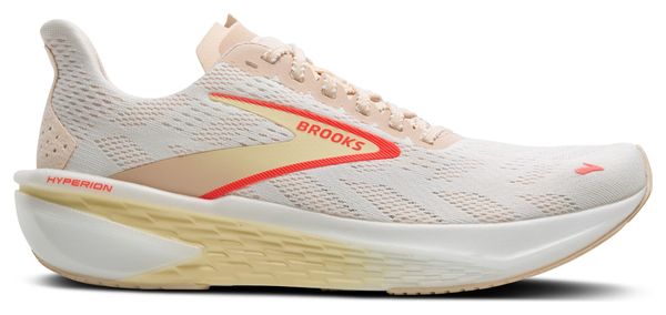 Chaussures Running Brooks Hyperion 2 Blanc/Corail Femme