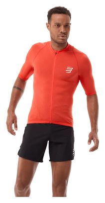Compressport Trail Racing Postural Kurzarm-Trikot für Herren, orange