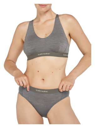 Culotte Femme Icebreaker Merino 125 Cool-Lite Sprite Hipster Gris