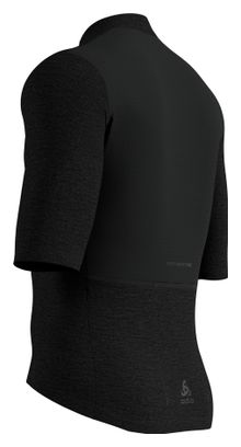 Odlo Zeroweight Merino Maglia a maniche corte da ciclismo Nero