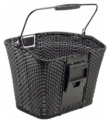 Klickfix Structura Front Basket Black