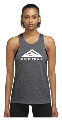 Nike Dri-Fit Trail Grau Tanktop Damen