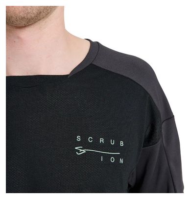 Camiseta de manga larga ION Scrub Amp Negra