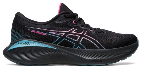 Asics femme noir et rose best sale