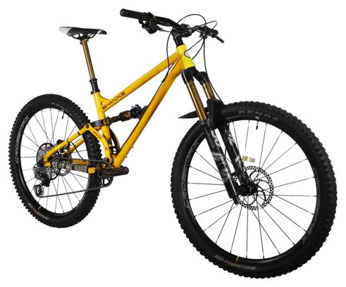 Prodotto ricondizionato - Mountain Bike Tout-Suspendu Produzione Privata Shan N°5 Sram XX1 11V Giallo 2017