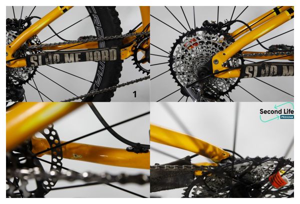 Prodotto ricondizionato - Mountain Bike Tout-Suspendu Produzione Privata Shan N°5 Sram XX1 11V Giallo 2017