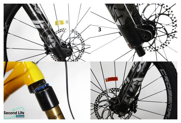 Prodotto ricondizionato - Mountain Bike Tout-Suspendu Produzione Privata Shan N°5 Sram XX1 11V Giallo 2017