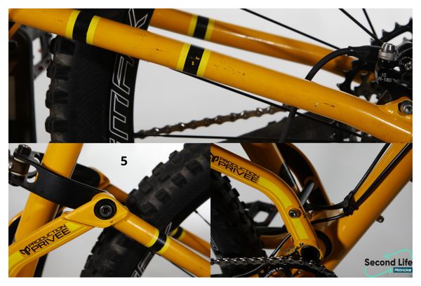 Prodotto ricondizionato - Mountain Bike Tout-Suspendu Produzione Privata Shan N°5 Sram XX1 11V Giallo 2017