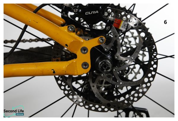 Prodotto ricondizionato - Mountain Bike Tout-Suspendu Produzione Privata Shan N°5 Sram XX1 11V Giallo 2017