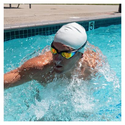 Gafas de natación Finis Hayden Negro/Naranja Espejo