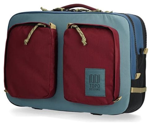 Rucksack Topo Designs Global Briefcase 14L Bordeaux/Blau