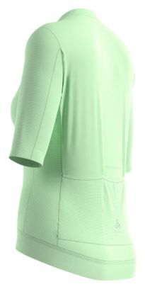 Maillot Vélo Manches Courtes Femme Odlo Explorer Pro Vert Clair