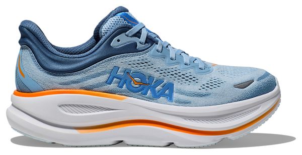 Chaussures Running Hoka Bondi 9 Large Bleu/Orange Homme