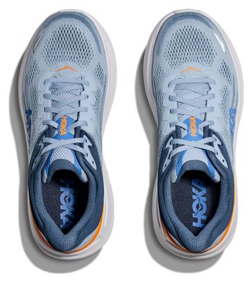 Chaussures Running Hoka Bondi 9 Large Bleu/Orange Homme