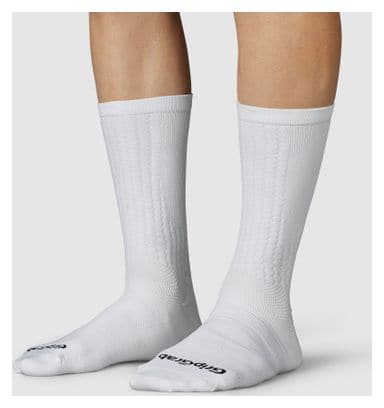 Chaussettes GripGrab FastStream Aero Cycling Blanc