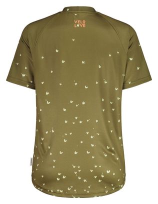 Maillot Manches Courtes Femme Maloja ValbonaM. Multi 1/2 Moss Vert