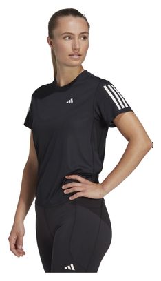 adidas Own The Run Short Sleeve Shirt Black Women's