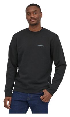Unisex Patagonia Fitz Roy Icon Uprisal Crew Sweatshirt Black