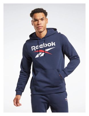 Sweat à capuche Reebok Big Logo Bleu