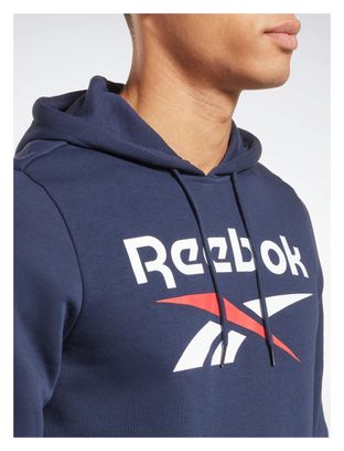 Sudadera con capucha Reebok Big Logo Azul