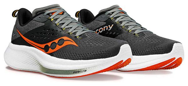 Chaussures de Running Saucony Ride 17 Gris Orange 50