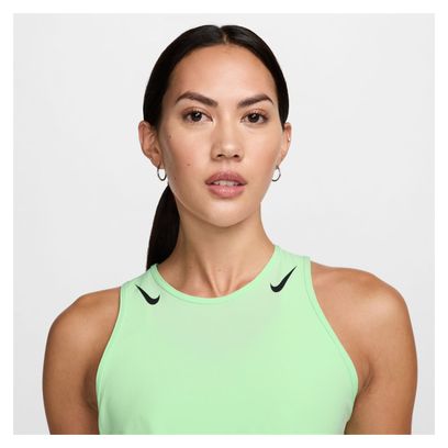 Débardeur Crop Nike AeroSwift Vert Femme