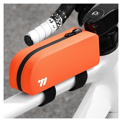 Sacoche de cadre WEST BIKING vélo étanche 0 75 L orange