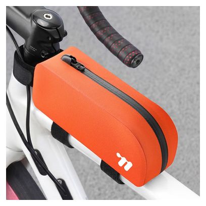 Sacoche de cadre WEST BIKING vélo étanche 0 75 L orange