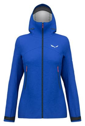 Women's waterproof Jacket Salewa Ortles 3L Gore-Tex Blue