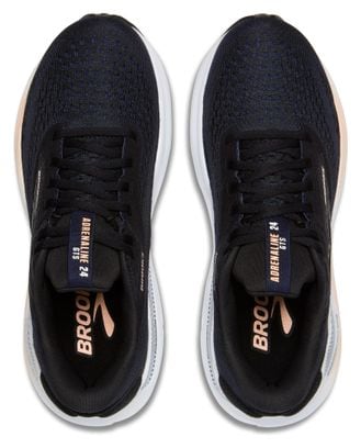 Zapatillas de running Brooks Adrenaline GTS 24 para mujer Negro/Coral