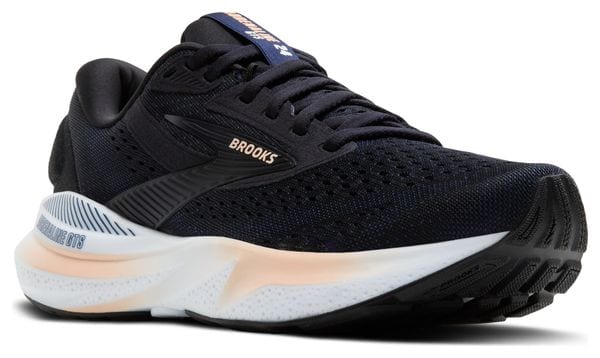 Zapatillas de running Brooks Adrenaline GTS 24 para mujer Negro/Coral