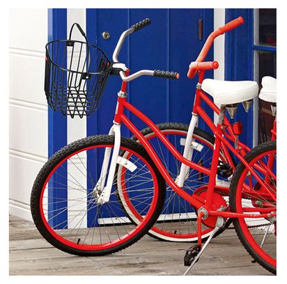 Panier Vélo Avant Klickfix Unilux - Noir - 35x25x26 Cm - Maille étroite - NEUF
