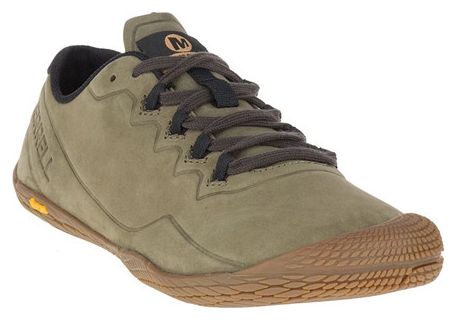 Chaussures Merrell Homme Vapor Glove 3 Luna Cuir Vert Olive